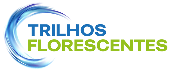 Logotipo Trilhos Florescentes Logotipo da empresa Trilhos Florescentes
