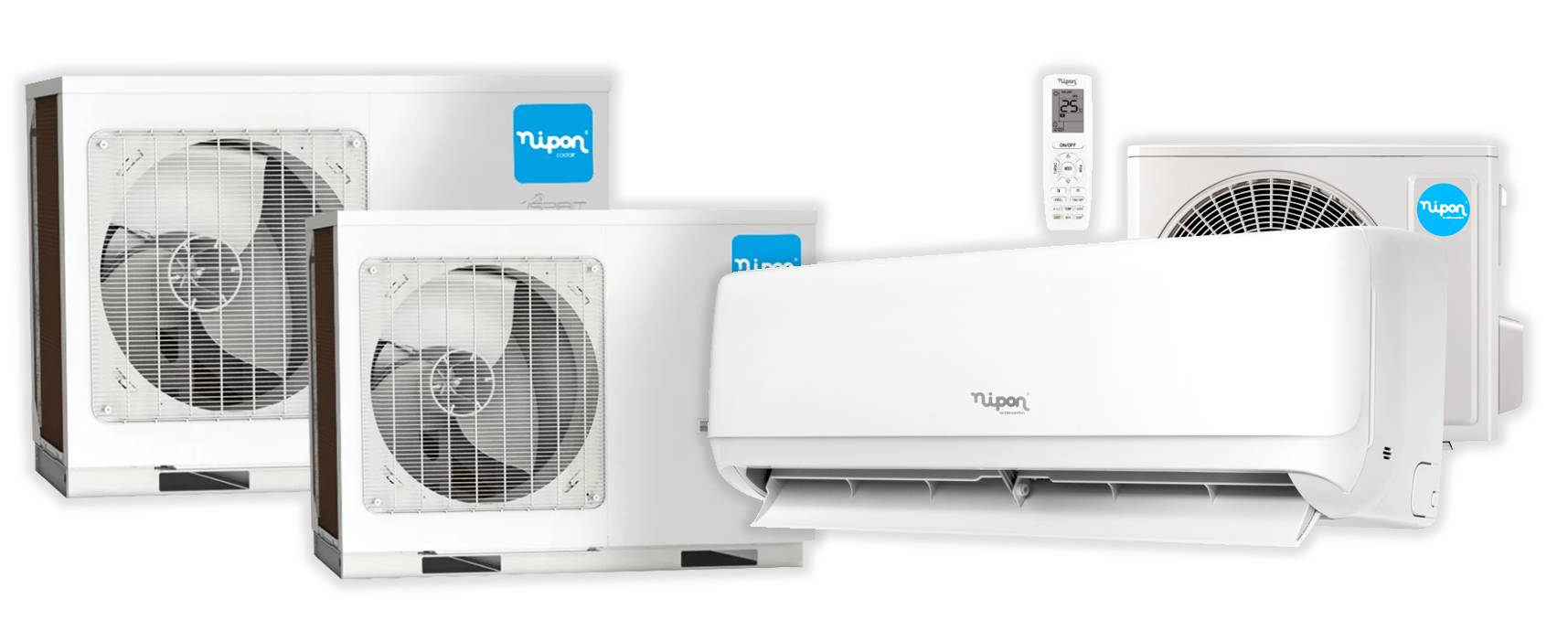 Aparelho de ar condicionado e uma Bomba de Calor